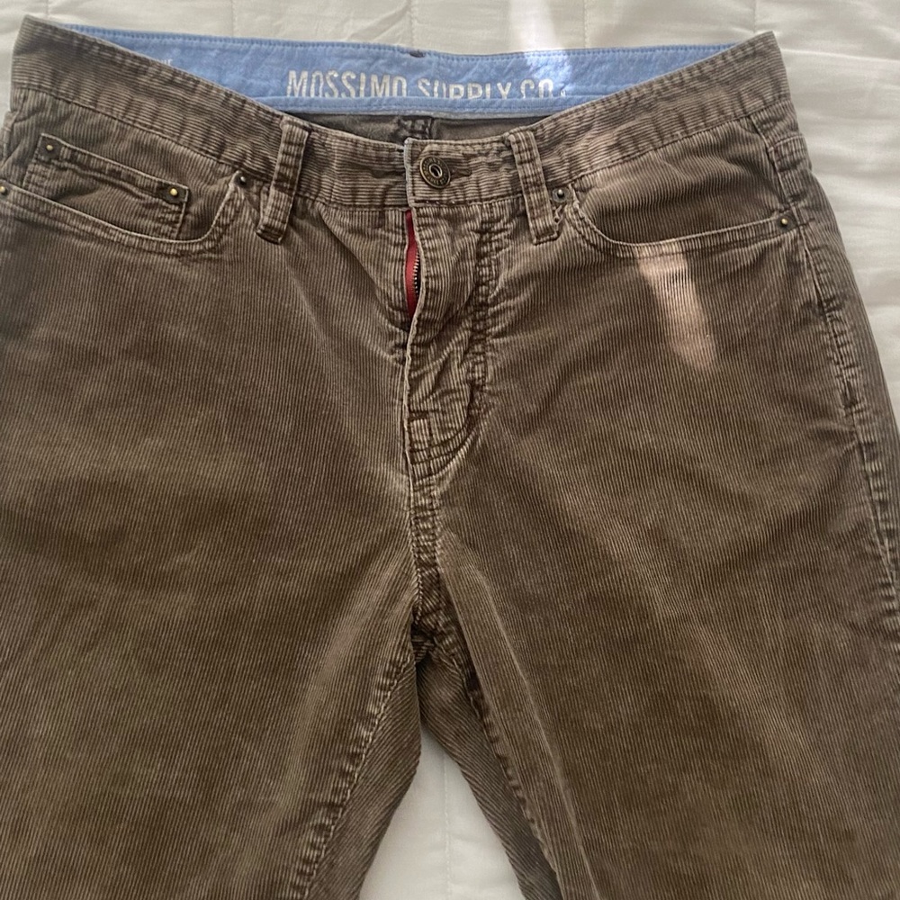 Brown corduroy pants